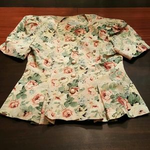 Vintage Jessica Howard Floral Skirt & Top